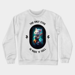 Rock 'N' Roll Kitty Crewneck Sweatshirt